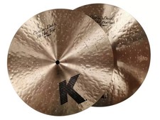 PIATTI ZILDJIAN Hi-Hat 14" Serie K-Custom Dark SUONO CALDO CHICK BRILLANTE