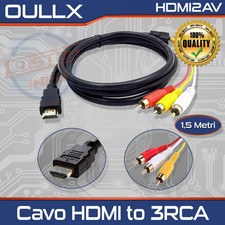 Cavo HDMI a 3RCA 1.5M Audio