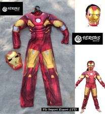 Ironman Costume Vestito Carnevale Travestimento Iron Man Boy Costume SER001 - B