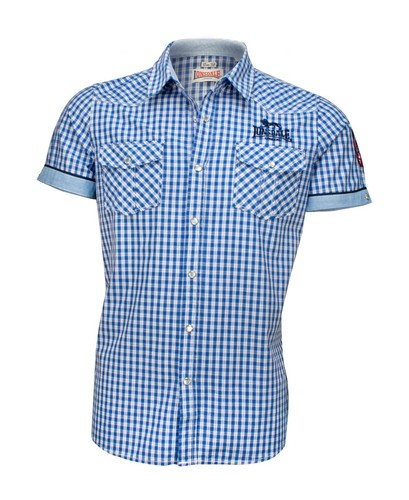 Lonsdale london camicia blu - lonsdale,