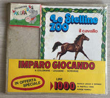IMPARO GIOCANDO ED.LE STELLE+FAVOLA +PASTELLI,ALBUM ANIMALI ANNI 70