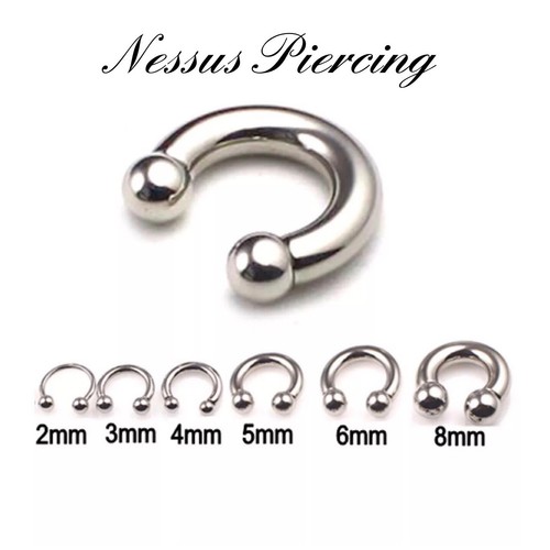Piercing ferro cavallo - ferro, di