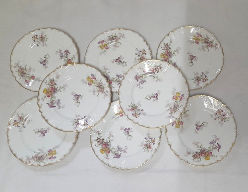 Assiettes art nouveau - 8,