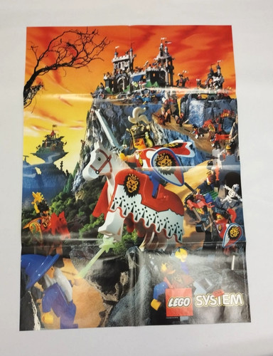 Lego castle poster grande - lego,