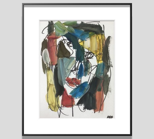 Pdq artista dipinto - dipinto, originale