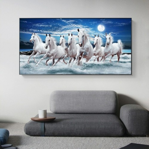 Quadro tela cavalli - su,