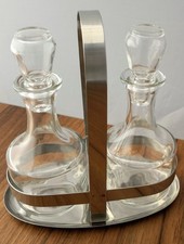 SET OLIERA DA TAVOLO IN VETRO