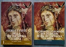 Storia e Testi della Letteratura Latina + Materiali Conte Pianezzola Le Monnier