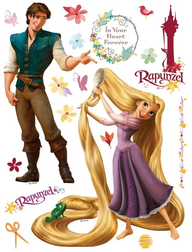 Disney rapunzel wall - rapunzel,
