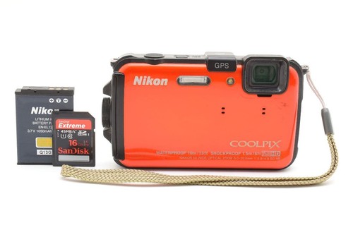 Nikon coolpix aw100 arancione - coolpix,