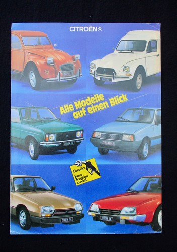 Programma citroen 2cv - programma, cx