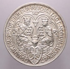 3 MARCHI 1927 BERLINO SPL+ - REPUBBLICA DI WEIMAR - PERIZIA NIP GRIMOLDI