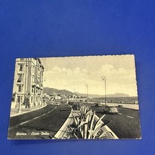 GENOVA CORSO ITALIA - Bianco e nero Cartolina