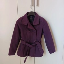 Cappottino cappotto donna Motivi taglia 40 viola con cinta