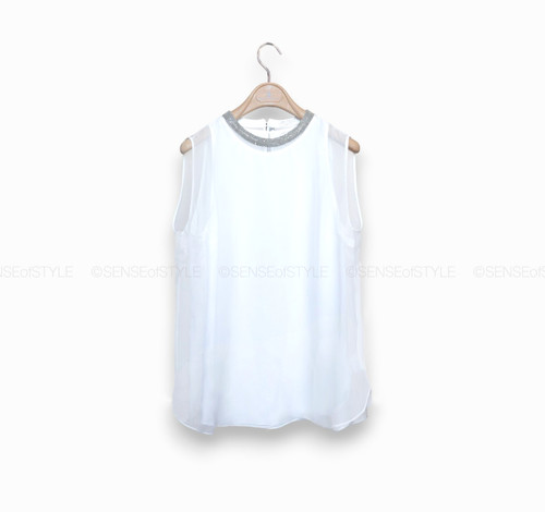 Top donna seta brunello - top,