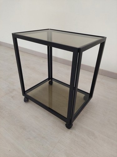 Carrello portavivande vetro - portavivande,