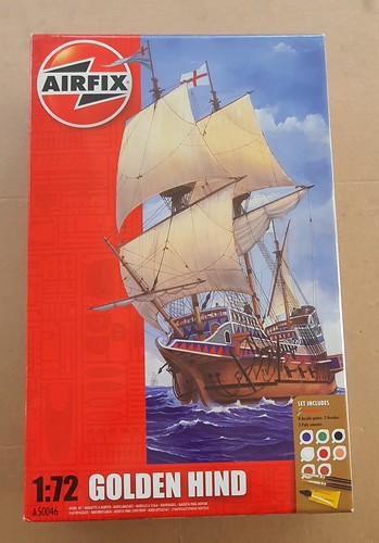 Airfix golden hind art - airfix, 1/72