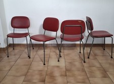 Set Di 4 Sedie Anni 60. Mobiltecnica.