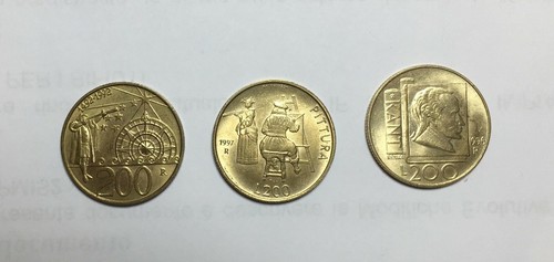 Lotto monete san marino - san, 200