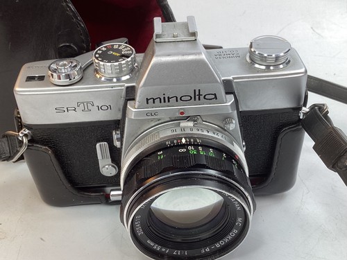 Fotocamera minolta srt - fotocamera, con