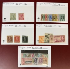 Cayman 1900-1950, Scott #1-2