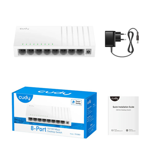 Switch ethernet hub rete 8 - switch,