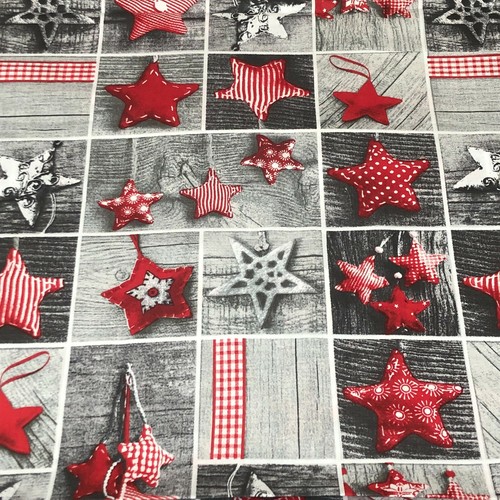 Stelle natale rosso grigio - natale,