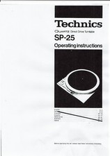 Technics manuale di istruzioni