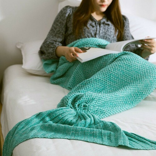 Coperta lana sirena coda - , di