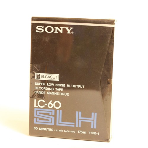 Sony elcaset slh lc 60 - sony, lc-60