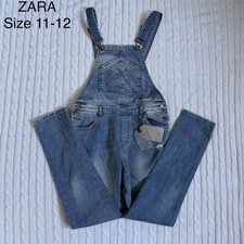 NUOVO Zara Tuta Denim Bambina