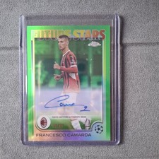 FRANCESCO CAMARDA Auto Green  /99 Topps  Chrome 24-25