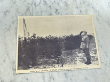 IL DUCE PASSA IN RASSEGNA LA DIVISIONE FASCIO FASCISMO P.N.F. VECCHIA CARTOLINA