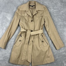 DKNY Camel Trench Coat Women's