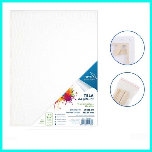 Tela bianca per pittura - bianca,