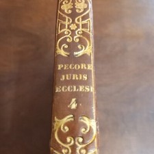 Libro Raro JURIS ECCLESIASTICI