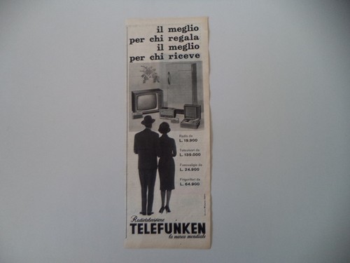 Advertising pubblicità 1960 - advertising,