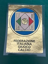 FIGURINA CALCIATORI ALBUM PANINI 1973-74 SCUDETTO N.1 FIGC RECUPERATO