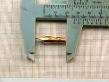 pennino nib oro PARKER LUCKY CURVE PEN 2 P stub