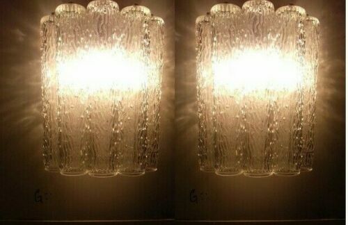 Pair sconce venini glasses - sconce,