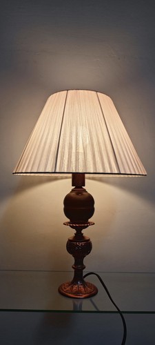 Lampada classica legno