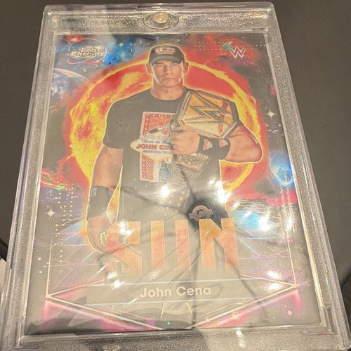 Topps chrome wwe john - cena, sun