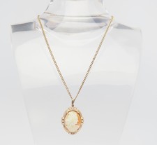 Antico Gold Filled E Cammeo