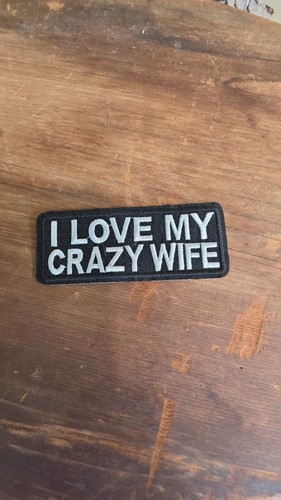 Toppa ricamata love crazy - i,