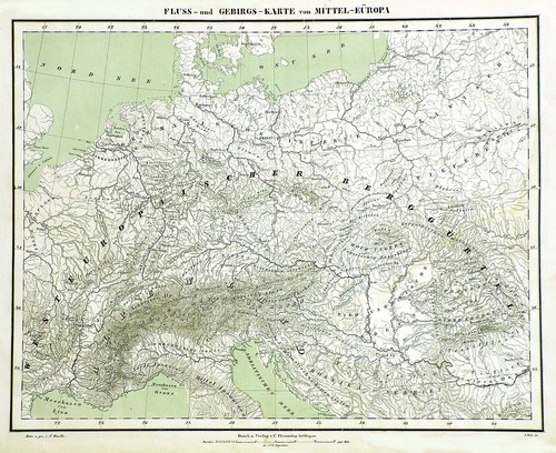 Europa flusskarte originale - europa,