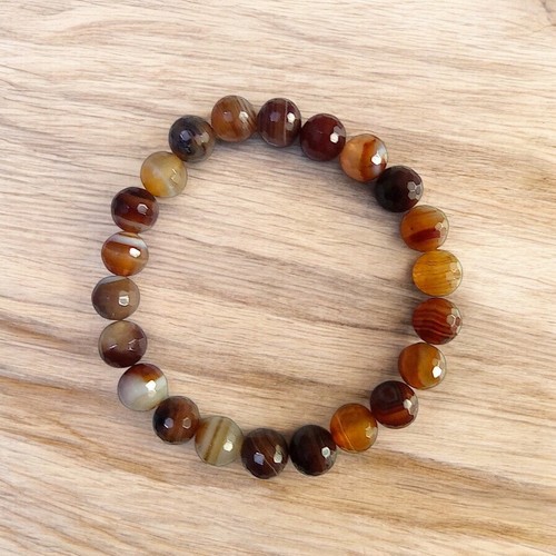 Bracciale elastico agata - bracciale,
