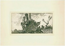 Piranesi Giovan Battista "Sepolcro delli tre Fratelli Curiati in Albano"  litogr