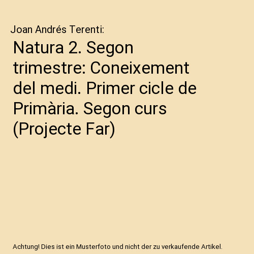 Natura segon trimestre - 2.,