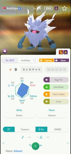 Annihilape 6iv shiny - 6iv, pronto