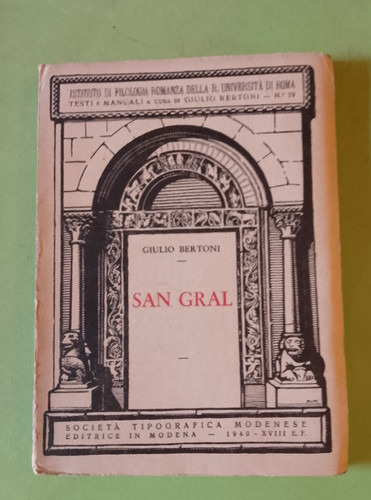 Giulio bertoni san - bertoni, "san